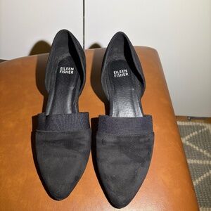 Eileen Fisher Women's Black Suede Shoes